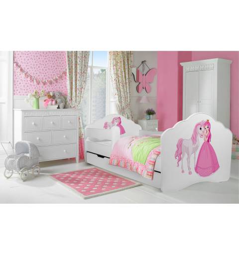 Pink Car Child Bed