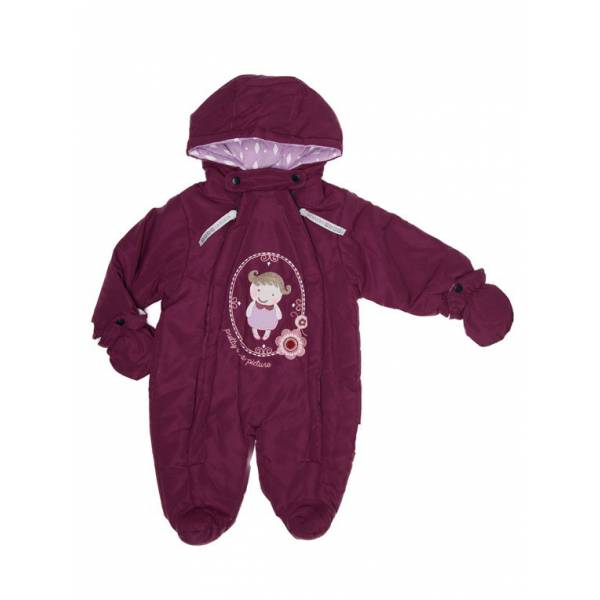 Minnie Mouse Girl Baby Overall
