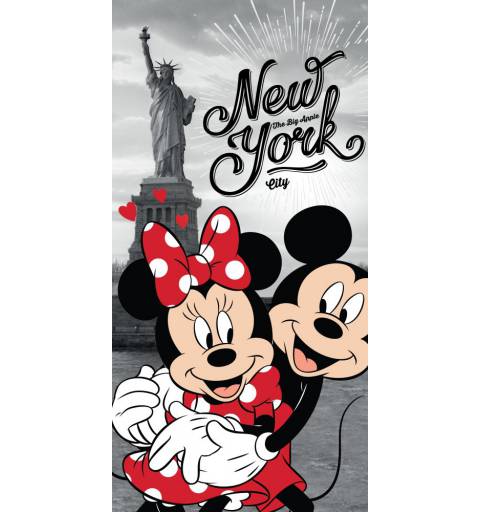Minnie és Mickey New York Törölköző