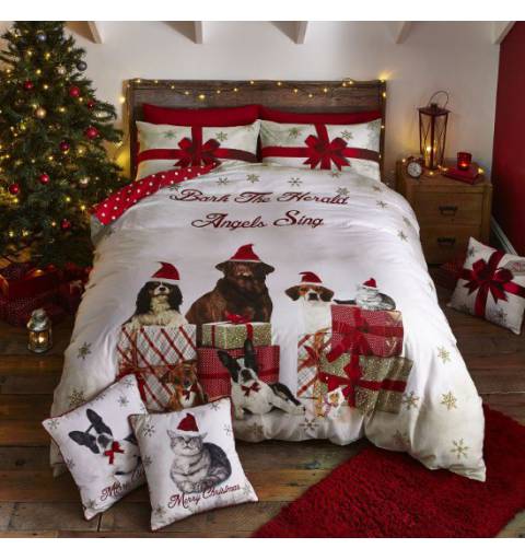Santa Claus and Deer Bedding