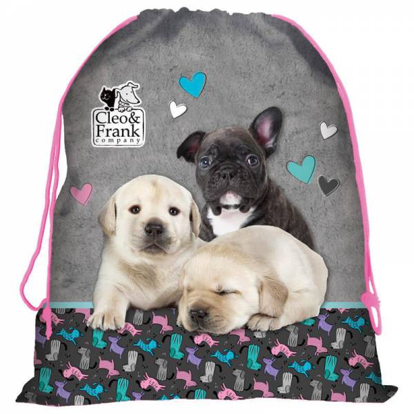 Dog Pink Gymnastics Bag
