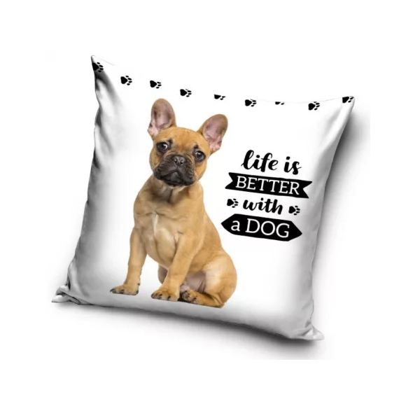 Bulldog pillow