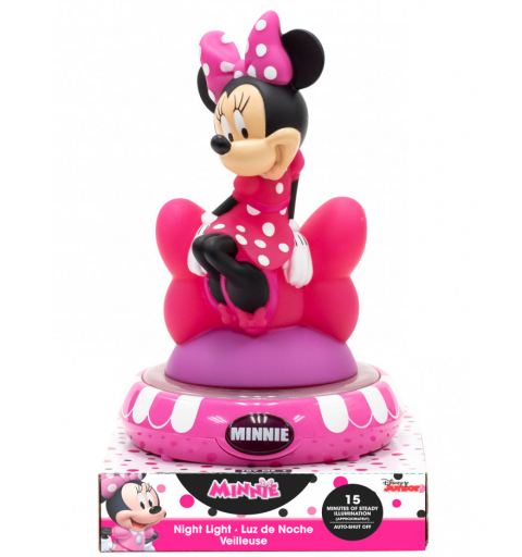 Minnie Mouse 3D Éjjeli Lámpa