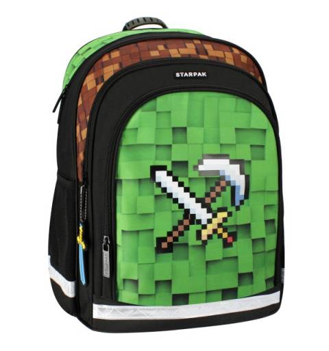 Minecraft Pixel Iskolatáska