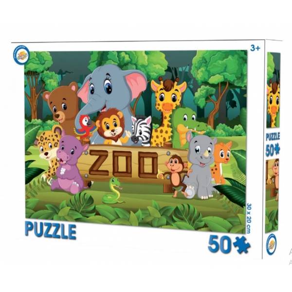 Zoo Állatkert 50 db-os puzzle