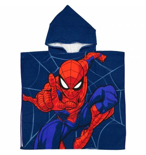 Spiderman Kék Fürdő Poncsó