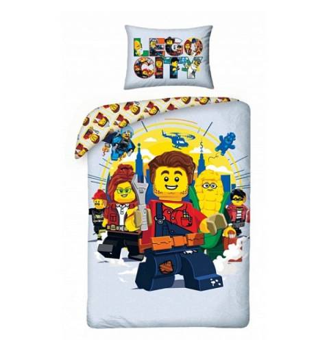 Lego City Fehér Ágynemű