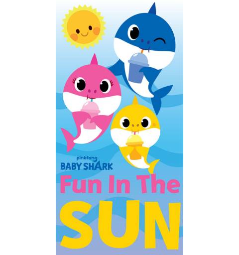 Baby Shark Sun Törölköző