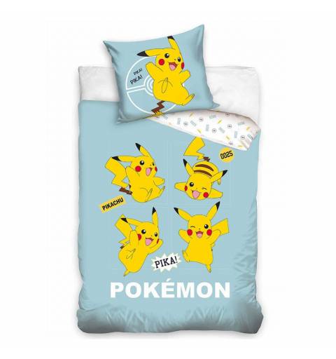 Pikachu Kék Ágynemű