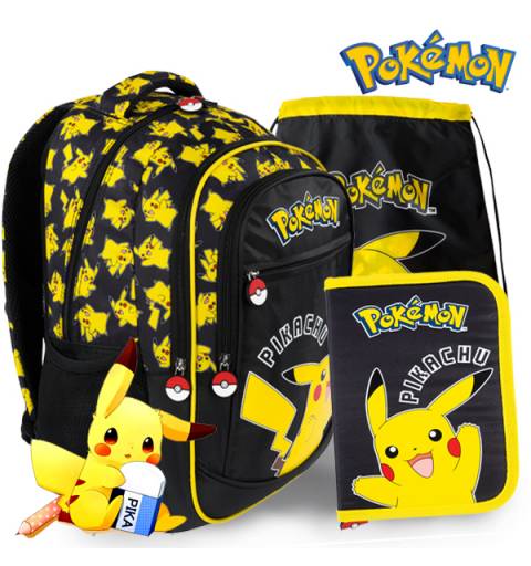Pokemon Iskolatáska Szett