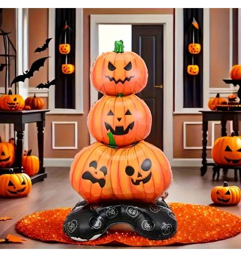 Halloween Tök Dekorációs Lufi